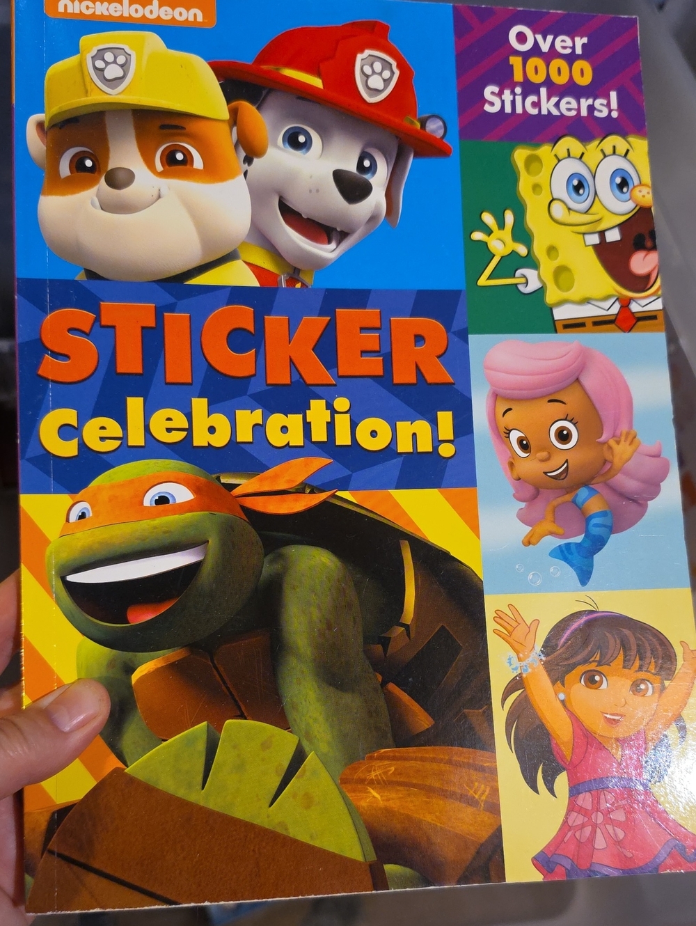 Nickelodeon Sticker Celebration! Book - Blue, Orange, Yellow, Green, Pink
